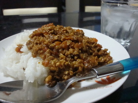 15分で!簡単キーマカレー♪