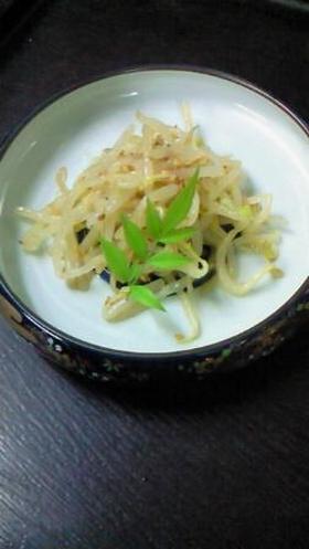 【シャキシャキ歯ごたえ もやしナムル】