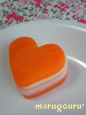 お弁当に♡人参ハムチー♡のミルフィーユ?