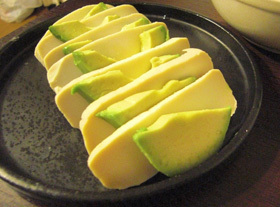 豆腐チーズの前菜