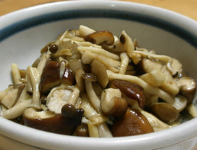 昆布茶きのこ お弁当のおかず