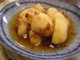 新じゃがで♫うまうま~おかか煮