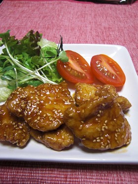 ■鶏むねのごま南蛮■