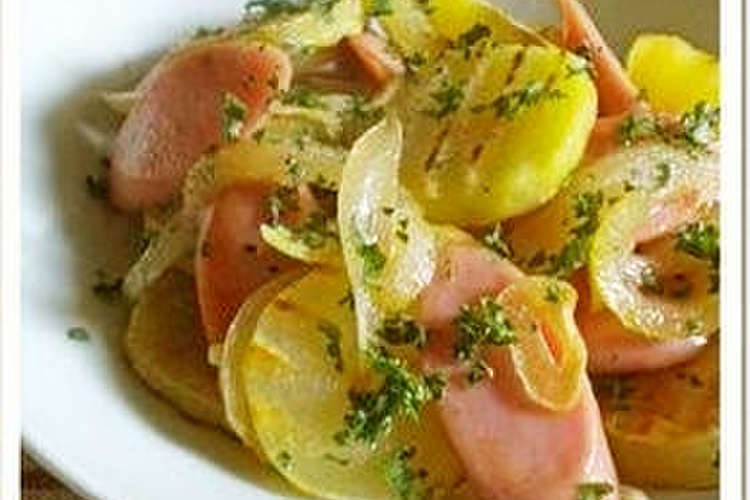 簡単♪魚肉ソーセージでジャーマンポテト風