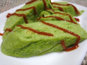【魔界のご馳走】緑のたまご焼き