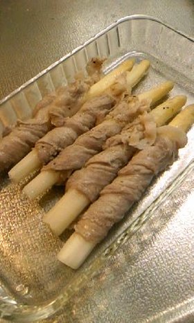 巻き巻きアスパラ茹でるだけ~★