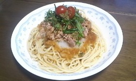 大根おろし&ツナの超簡単パスタ♪