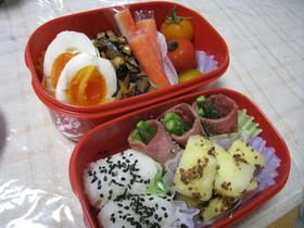 おかずいっぱいお弁当♪で大満足☆