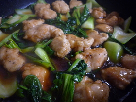 ★☆青梗菜と鶏肉の中華あんかけ★☆