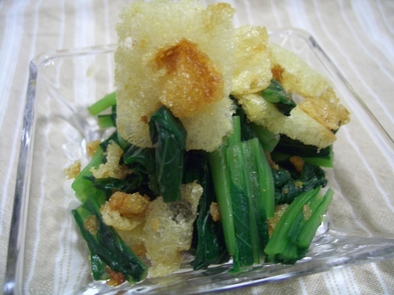 小松菜と油揚げの和え物☆の写真