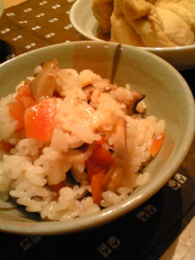 THE☆かきまわし かしわ人参ご飯