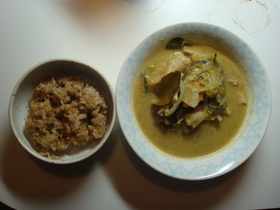 グリーンだよ♡カレー