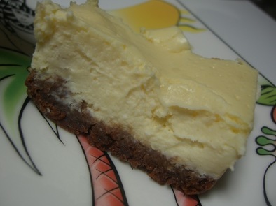 チーズ不要！ヨーグルトで濃厚チーズケーキの写真