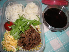 暑くなったら☆そうめん弁当☆