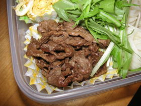 お弁当用☆牛肉の甘辛焼き☆