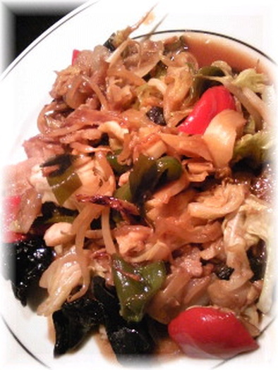 栄養満点！中華風野菜炒めの写真