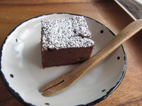 ヘルシー♪お豆腐のガトーショコラ