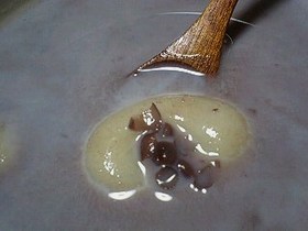 餡子と牛乳は合うよね♪ ミルク汁粉