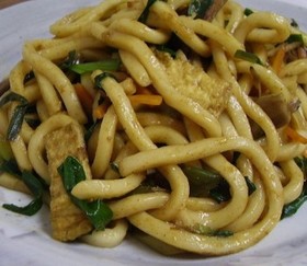 焼きカレーうどん