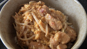 照り焼き残りでささっと親子丼♪
