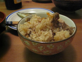 牛の炊き込みご飯(牛飯)