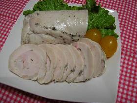 レンジで簡単鶏ハム