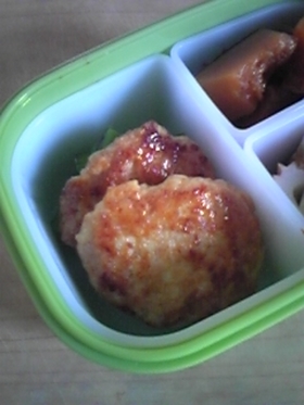 お弁当に!ヘルシー☆豆腐入り鶏つくね