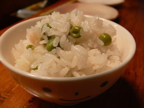 スナップエンドウDE豆ご飯★