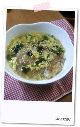 さくさくおこげ in スープ