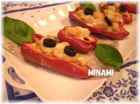 パプリカの一口グラタン