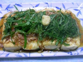 揚げだし風♪簡単豆腐ステーキ