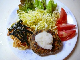 和風ハンバーグ(合びきミンチで)