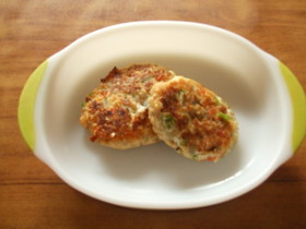 幼児食:きんぴら豆腐バーグ