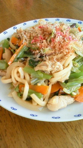 具だくさん☆わが家の焼きうどん