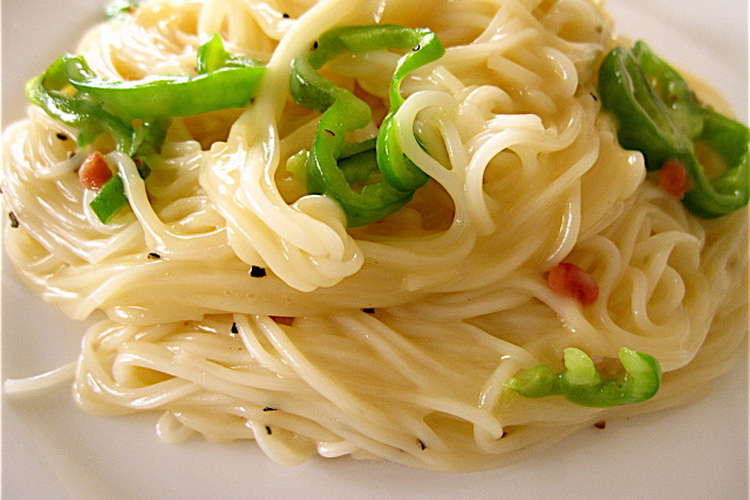 簡単すぎsorry 素麺カルボナーラ レシピ 作り方 By Mcc5646 クックパッド 簡単おいしいみんなのレシピが374万品