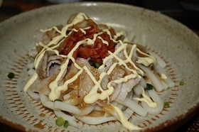 豚キムチうどん