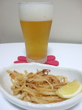 簡単おつまみ❤さきいかのバター炒め