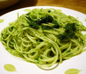 にらのジェノベーゼパスタ