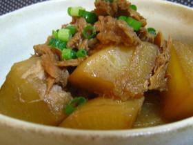 おたま計量!ツナ大根