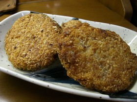 野菜たっぷりカツオのメンチカツ♪