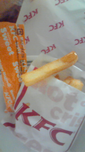 ケンタッキーのポテトをスイーツ感覚で☆彡