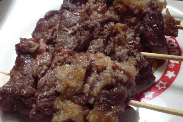 牛薄切り肉でジューシー串焼き レシピ 作り方 By Natsuno クックパッド