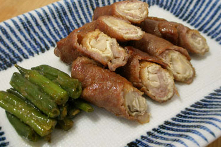 油揚げエリンギの豚肉巻き お弁当のおかず レシピ 作り方 By ごまチョコ クックパッド