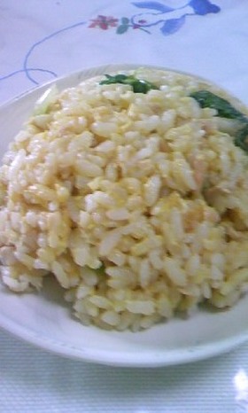 手軽に!ツナレタスチャーハン