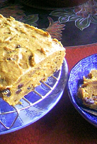 南瓜と甘夏マーマレードのココナツケーキ