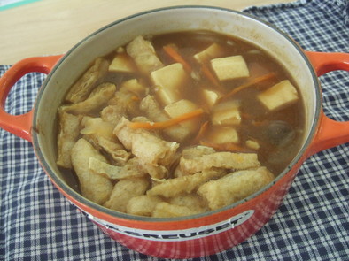 高野豆腐のカレースープの写真
