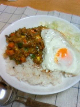 我が家のキーマカレー。