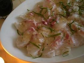 鯛のカルパッチョ a.m流
