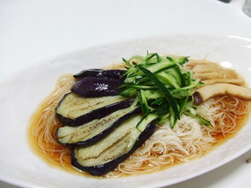 【ぶっかけ素麺】塩もみキュウリがミソ❤