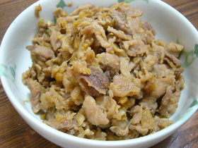 ご飯に良く合う☆豚肉の佃煮